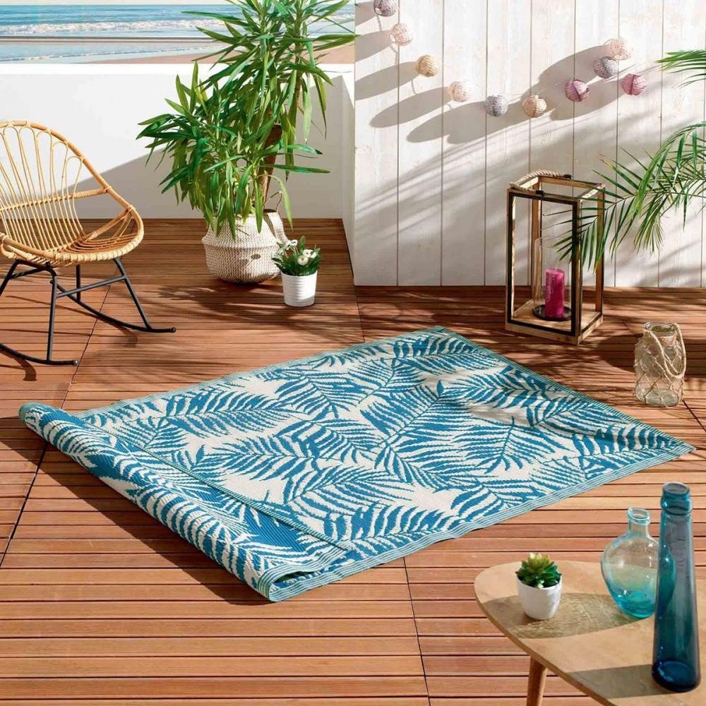 32 Tapis D'extérieur Bleu 