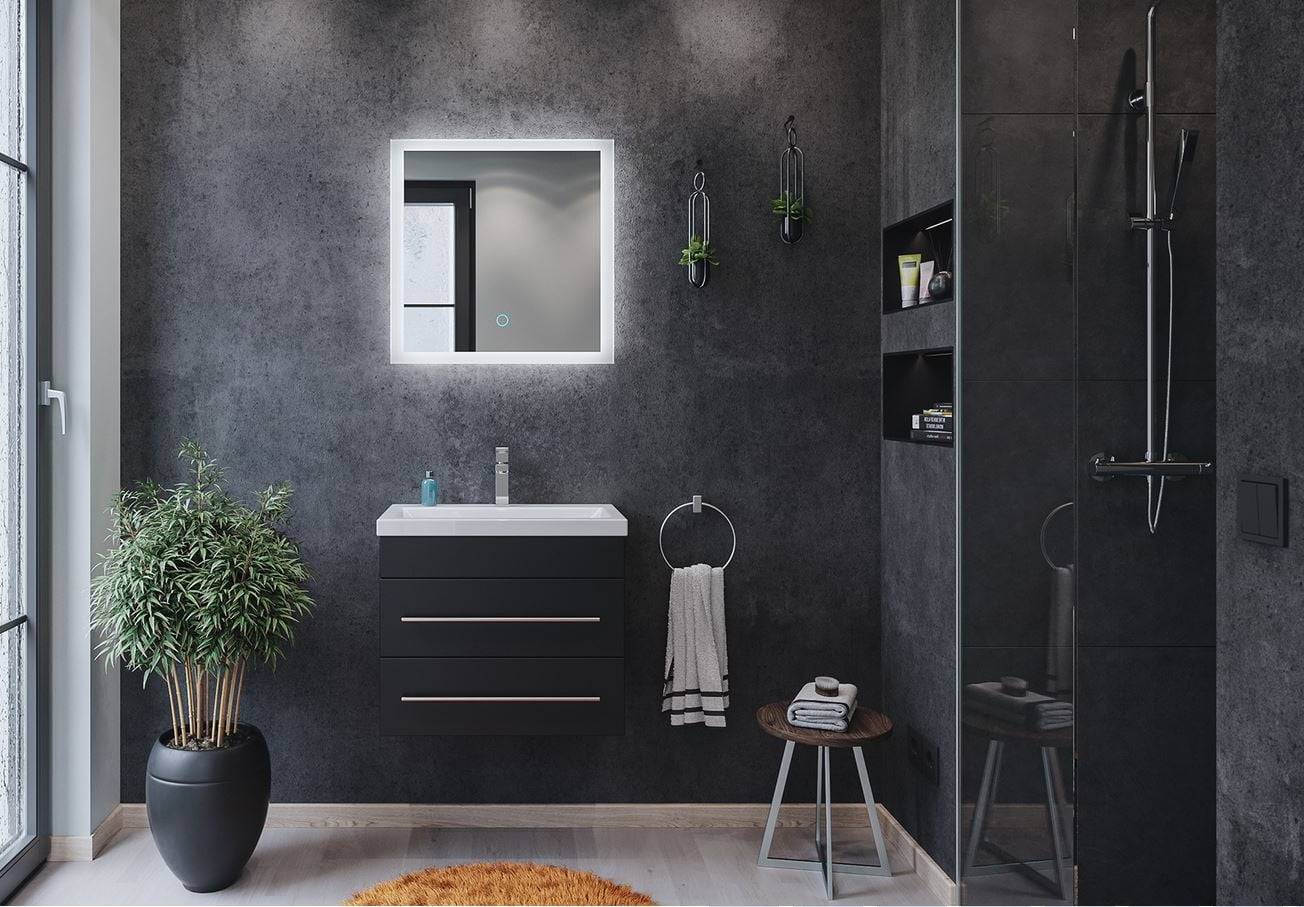 Mars 600 Slimline Avec Miroir Led