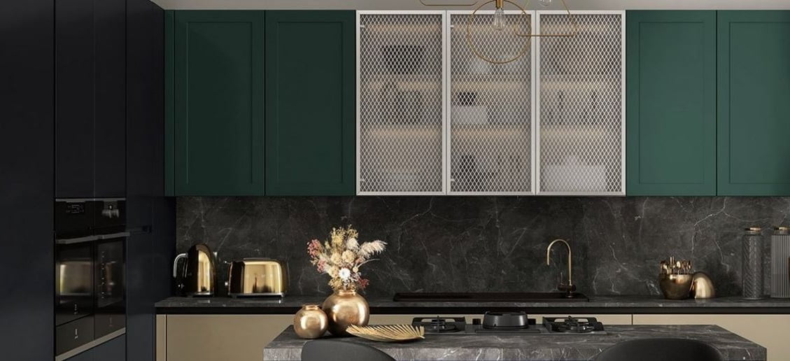 cuisine Vert Sombre