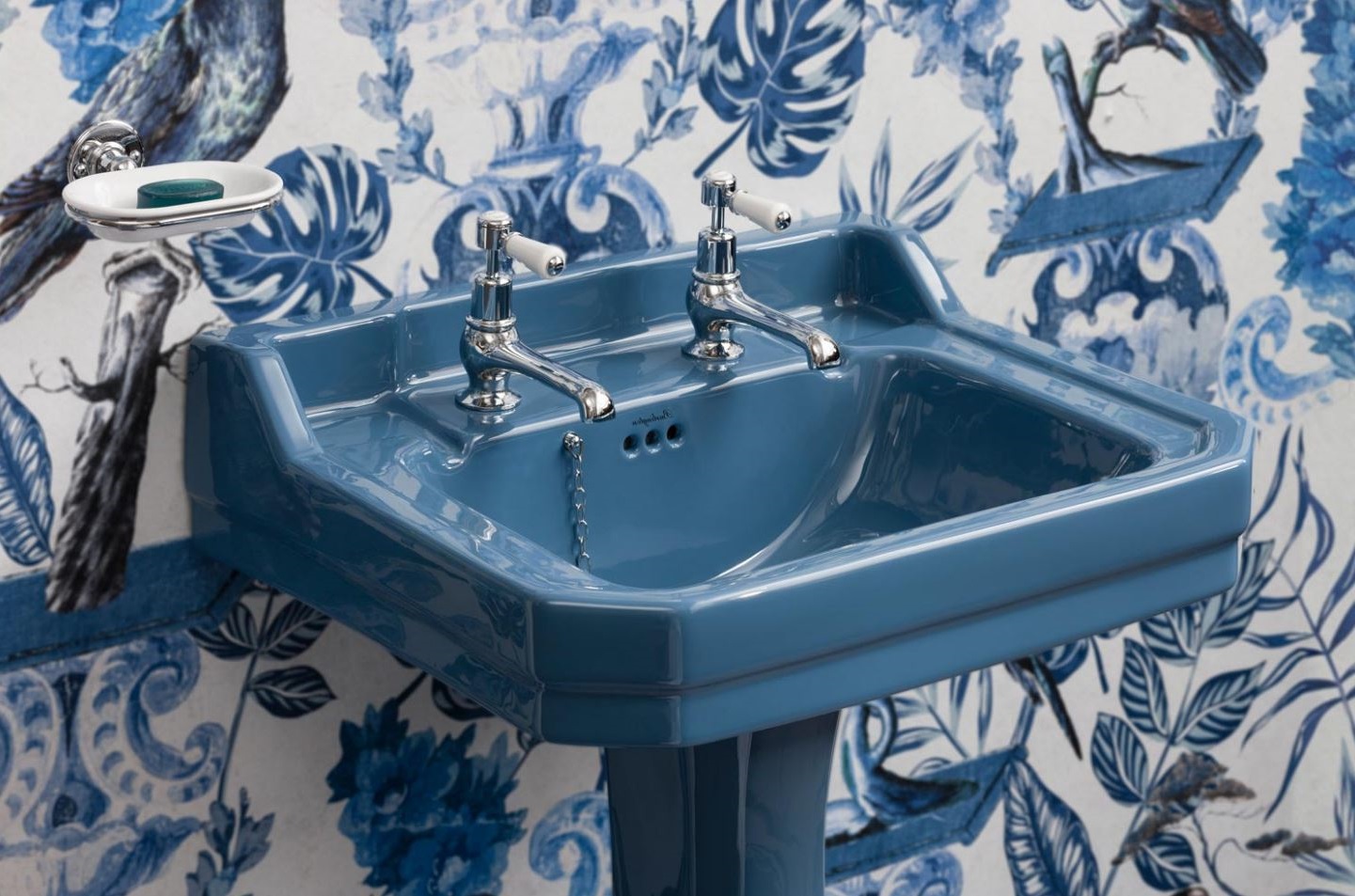 lavabo Rétro Bleu 