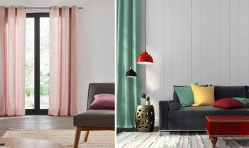 Rideaux Salon Gris