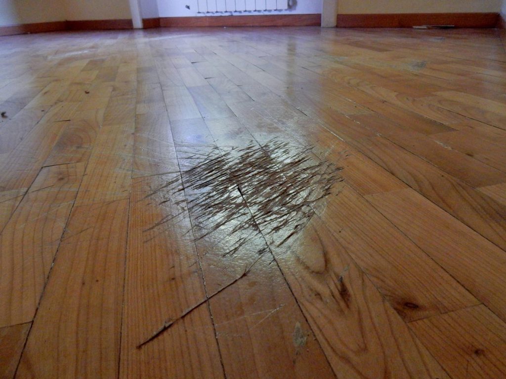 Parquet rayé