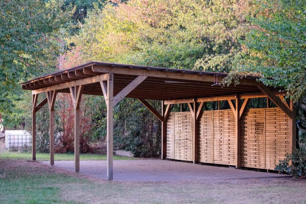 Carport en bois