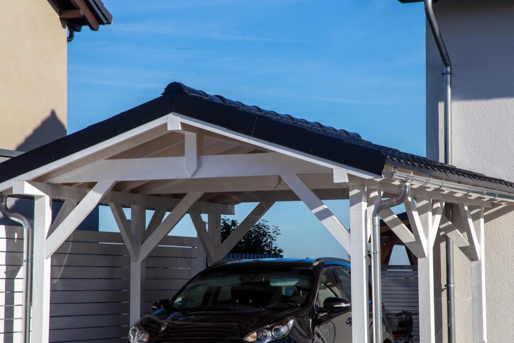 Carport blanc