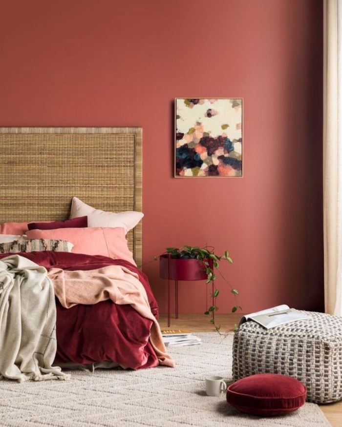 chambre Rouge Terracotta